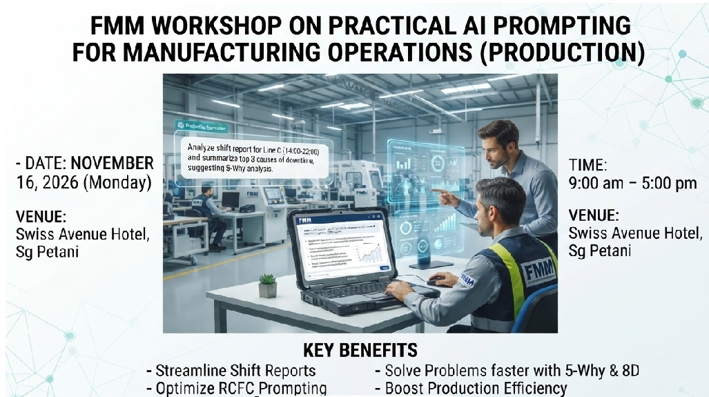 FMM Workshop on Practical AI Prompting for Manufacturing Operations (Production)