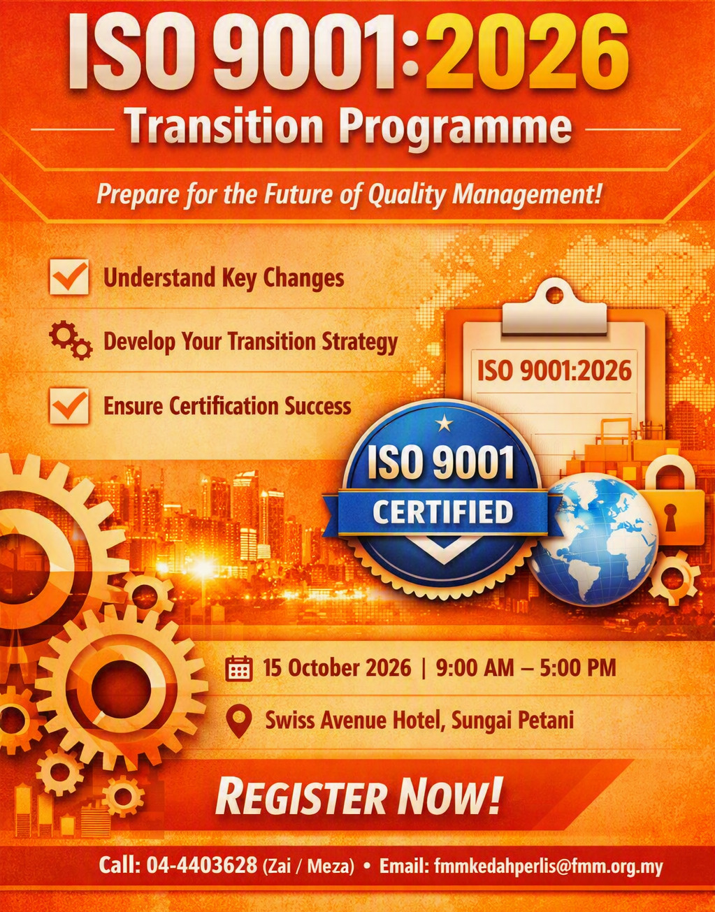 ISO 9001:2026 TRANSITION READINESS PROGRAM: PREPARING ORGANIZATIONS FOR THE NEXT GENERATION OF QUALITY MANAGEMENT SYSTEMS